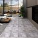 Planches de plancher PVC 4,46 m² 3 mm Marron ciment - Photo n°1