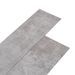 Planches de plancher PVC 5,02 m² 2 mm Autoadhésif Gris terre - Photo n°2