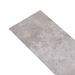 Planches de plancher PVC 5,02 m² 2 mm Autoadhésif Gris terre - Photo n°7