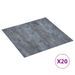 Planches plancher autoadhésives 20 pcs PVC 1,86 m² Marbre gris - Photo n°2