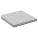 Plaque de poids carrée pour parasol Granit 25 kg Gris - Photo n°2