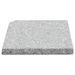 Plaque de poids carrée pour parasol Granit 25 kg Gris - Photo n°4