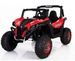 Mini buggy électrique 12V Polaris rouge - Photo n°1