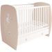 POLINI KIDS AMIS ZEN Lit NEVA 120*60 avec tiroir blanc/naturel - Photo n°1