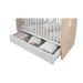 POLINI KIDS AMIS ZEN Lit NEVA 120*60 avec tiroir blanc/naturel - Photo n°4