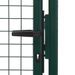 Portail de clôture Acier 100x75 cm Vert - Photo n°4
