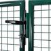 Portail de clôture Acier 306x150 cm Vert - Photo n°3