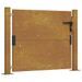 Portail de jardin 105x105 cm acier corten - Photo n°1