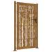 Portail de jardin 105x205 cm acier corten design de bambou - Photo n°2