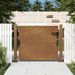 Portail de jardin 105x80 cm acier corten - Photo n°1