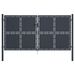 Portail de jardin Acier 300 x 200 cm Anthracite - Photo n°1