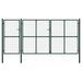 Portail de jardin Acier 400 x 200 cm Vert - Photo n°1