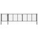 Portail de jardin Acier 500 x 100 cm Anthracite - Photo n°1