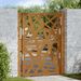 Porte de jardin acier résistant aux intempéries design lumière - Photo n°1
