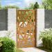 Porte de jardin acier résistant aux intempéries design lumière - Photo n°1