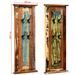 Porte-manteau 2 pcs Bois de récupération massif 38 x 100 cm - Photo n°9