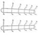 Porte-manteau mural avec 12 crochets Acier 2 pcs - Photo n°1