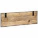 Porte-manteaux 2 pcs 80x8x25 cm bois de manguier massif brut - Photo n°4