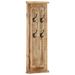 Porte-manteaux 2 pcs Bois massif de manguier 38x100 cm - Photo n°10