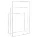 Porte-serviettes sur pied Blanc 48x24x79 cm Fer - Photo n°5