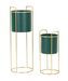 Porte-vases grent slim, lot de 2, ø 24 x 70 cm - 19,5 x 45 cm - Photo n°1