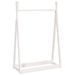 Porte-vêtements Blanc 100x45x150 cm Bois de pin massif - Photo n°2