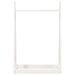 Porte-vêtements Blanc 100x45x150 cm Bois de pin massif - Photo n°4