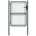 Portillon Acier 100 x 125 cm Vert - Photo n°1