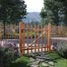 Portillon de clôture Bois de noisetier imprégné 100 x 100 cm - Photo n°1