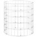 Poteau à gabion circulaire Acier galvanisé Ø50x50 cm - Photo n°3