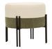 Pouf bicolore design moderne compact Julia - Photo n°1
