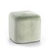 Pouf carré velours vert thym Brunel - Photo n°1