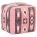 Pouf Design imprimé Rose 45x45x45 cm Coton - Photo n°1