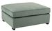 Pouf en velours vert menthe Haylor - Photo n°1