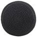 Pouf fait à la main en macramé Anthracite 45x30 cm Coton 4 - Photo n°3