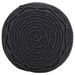 Pouf fait à la main en macramé Anthracite 45x30 cm Coton 3 - Photo n°3