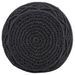 Pouf fait à la main en macramé Anthracite 45x30 cm Coton 3 - Photo n°4