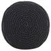 Pouf fait à la main en macramé Anthracite 45x30 cm Coton 2 - Photo n°3