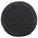 Pouf fait à la main en macramé Anthracite 45x30 cm Coton 2 - Photo n°4