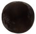 Pouf gonflable acrylique en tissu noir Patou L 56 cm - Photo n°1