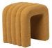 Pouf original en tissu shearling Deky - Photo n°1