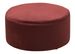 Pouf rond en velours bordeaux Kiad D 52 cm - Photo n°1