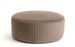 Pouf rond en velours KARA – Confort absolu - Photo n°1