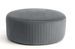 Pouf rond en velours KARA – Confort absolu - Photo n°1