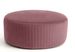 Pouf rond en velours KARA – Confort absolu - Photo n°1