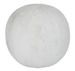 Pouf rond gonflable acrylique blanc Licia L 40 cm - Photo n°1