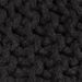 Pouf tricoté à la main Coton 50 x 35 cm Noir - Photo n°2