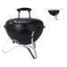 ProGarden Barbecue forme de boule 37 cm noir - Photo n°1