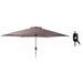 ProGarden Parasol Mardi 270 cm Taupe - Photo n°1