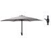 ProGarden Parasol Monica 270 cm Gris clair - Photo n°1